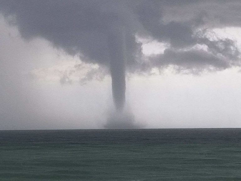 Waterspout off AMI