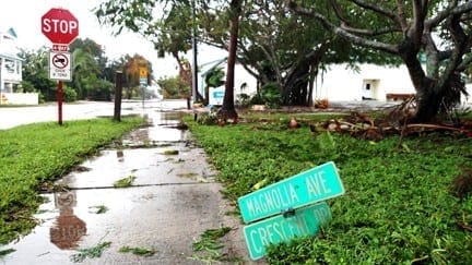 Anna Maria sign post-Irma