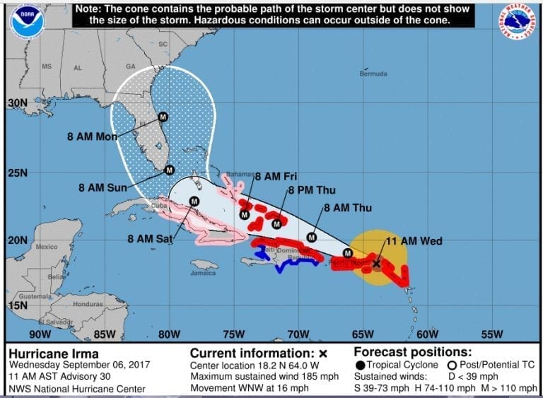 Irma places Manatee County in state of emergency