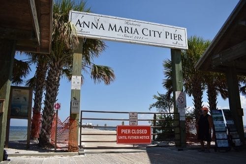 Anna Maria City Pier closed