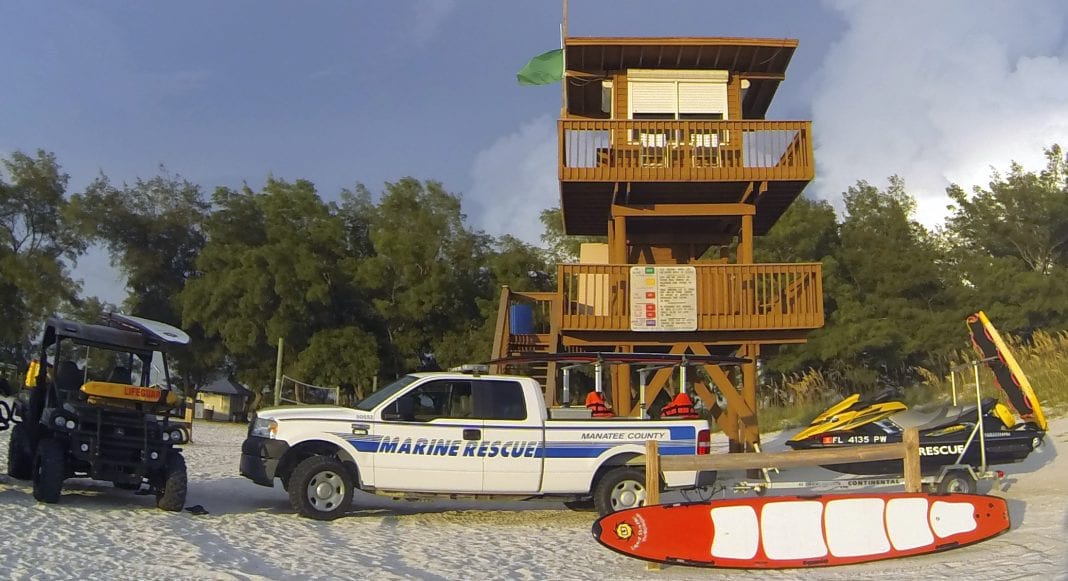 Coquina Beach lifeguard stand