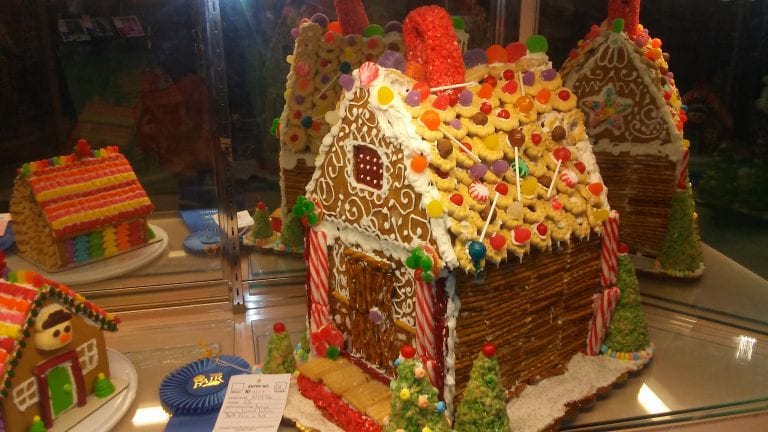 Andrea Spring gingerbread house