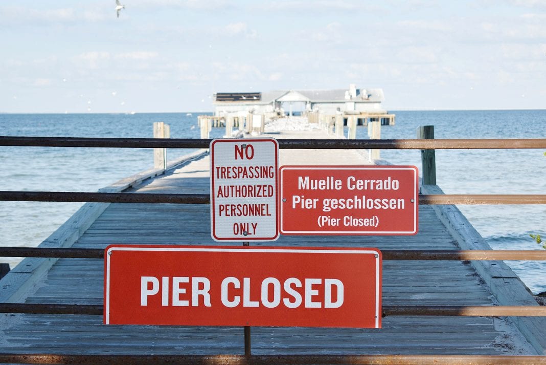 Anna Maria City Pier demolition