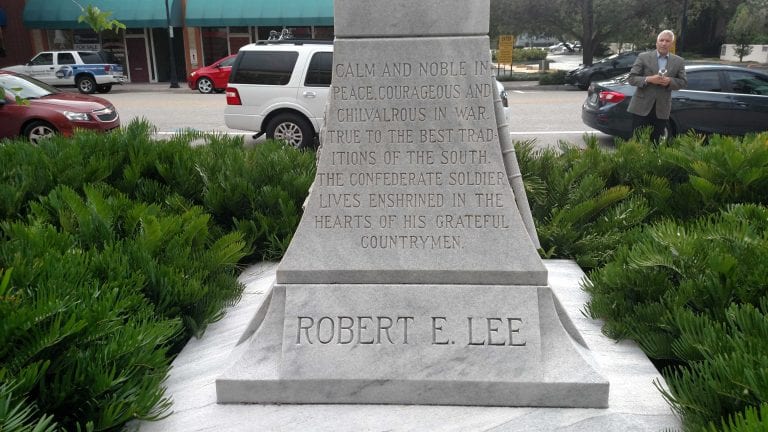 Confederate monument debated