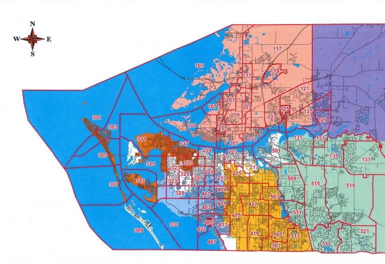 WMFR merger district map