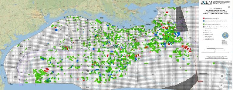 oil lease map