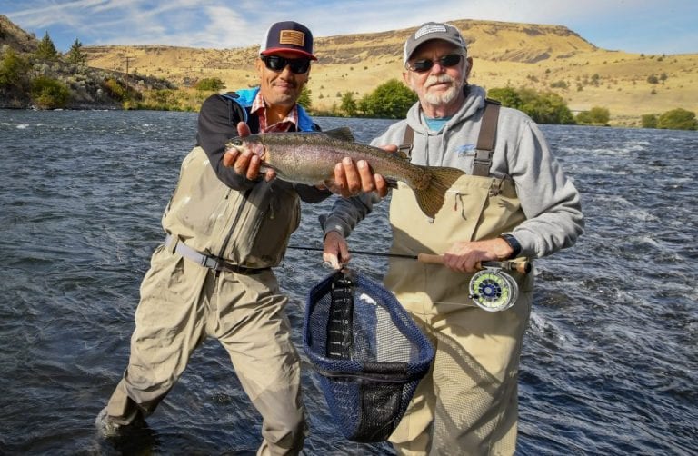 Fly fishing the Deschutes