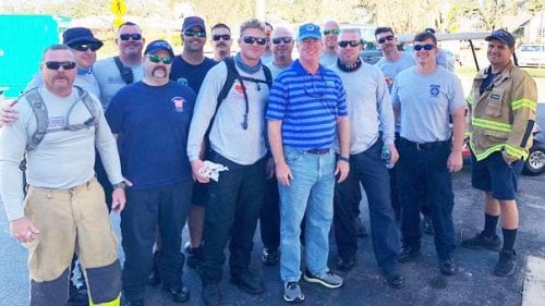 Local first responders help with hurricane recovery