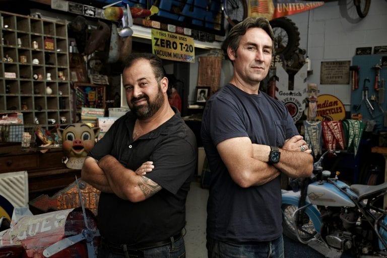 American pickers Mike and Frank
