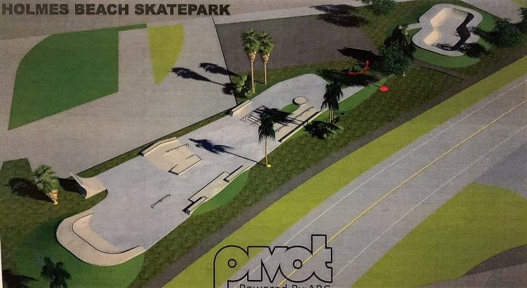Holmes Beach skate park concept new