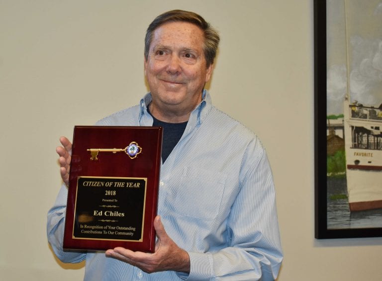 Ed Chiles receives Citizen of the Year award