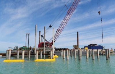 Mayor provides pier construction update