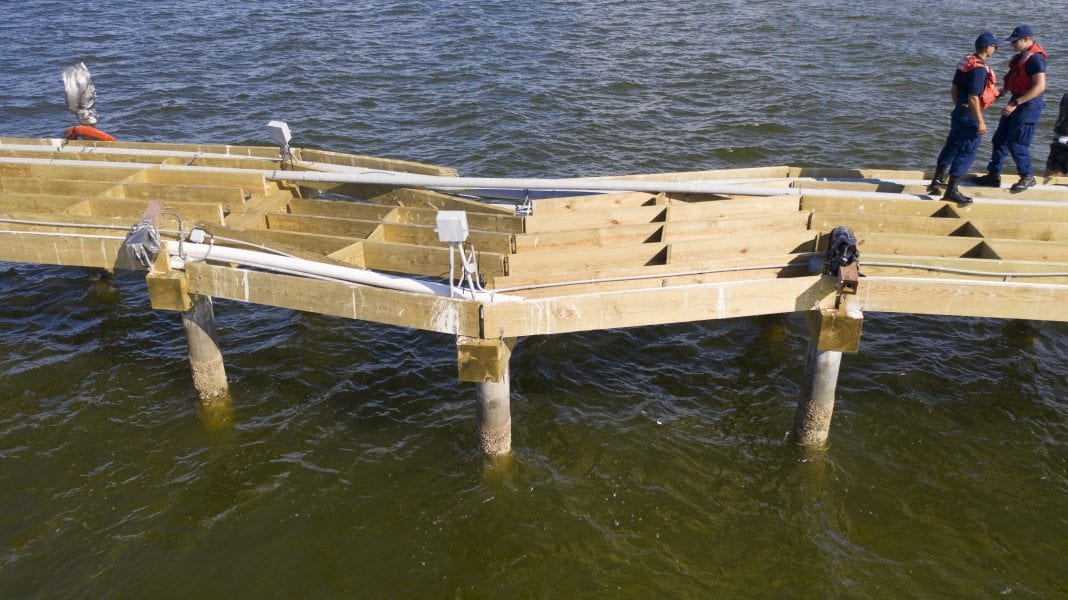Barge damages new Anna Maria City Pier