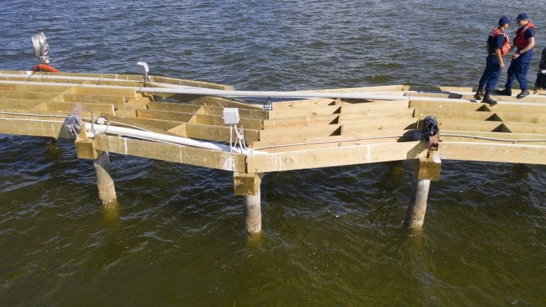 Barge damages new Anna Maria City Pier