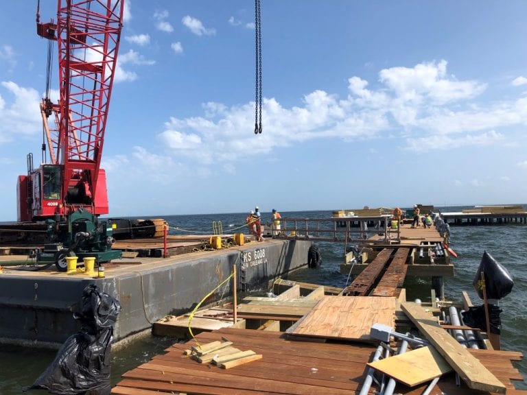 City Pier repairs temporarily delayed