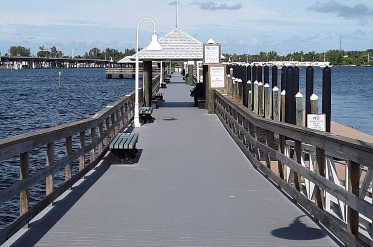 White PVC railings discussed for Bridge Street Pier