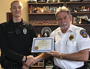 Devon Straight named Officer of the Year