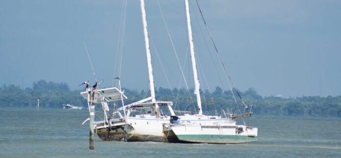Derelict sailboat removal expected soon