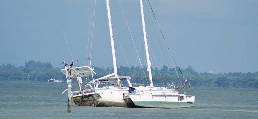 Derelict sailboat removal expected soon - AMI Sun