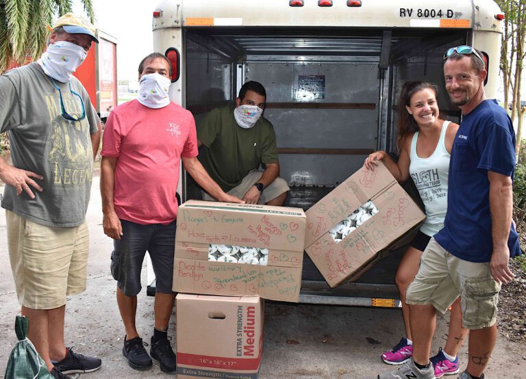 Swordfish Grill delivers hurricane relief supplies