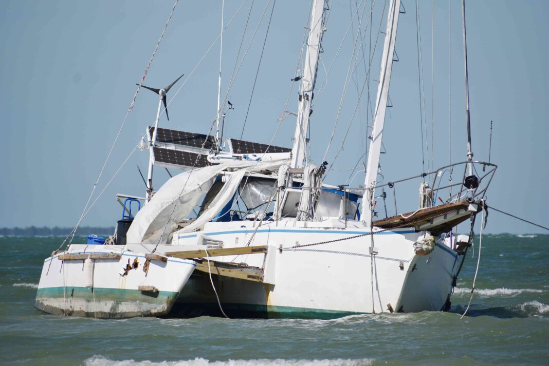 Abandoned sailboat removal still awaited