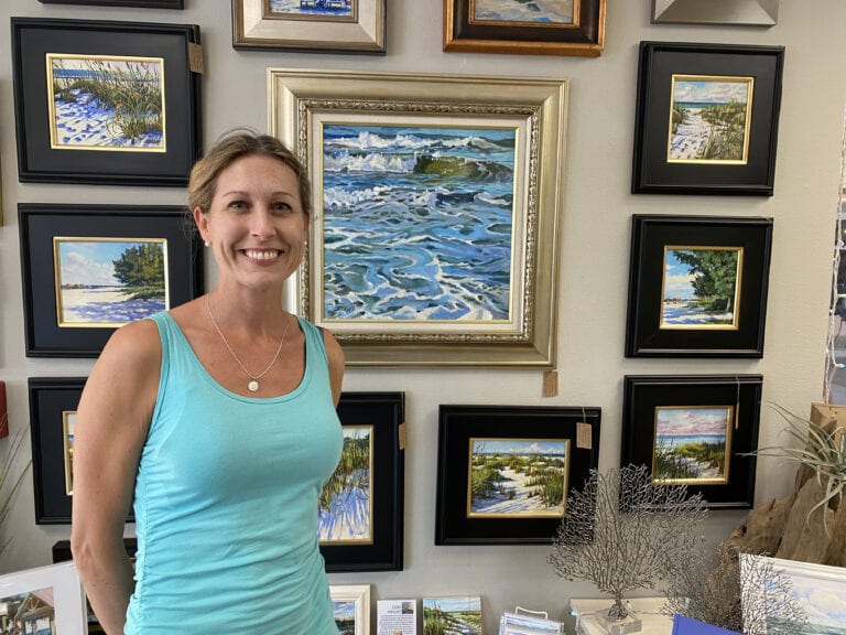 Local artist takes inspiration from Island beaches