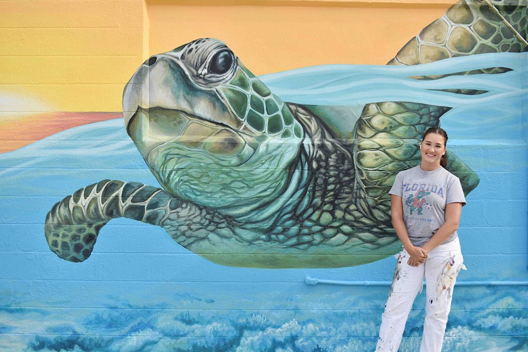 Chiles Group commissions turtle-themed mural