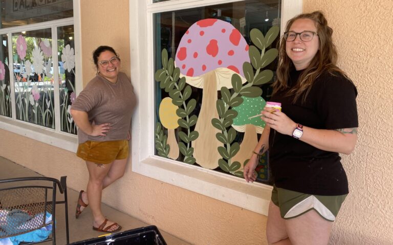 Couple paints windows of opportunity