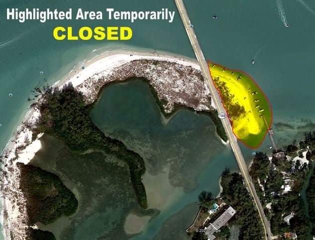 Emergency dredge project closes part of Greer Island to boaters