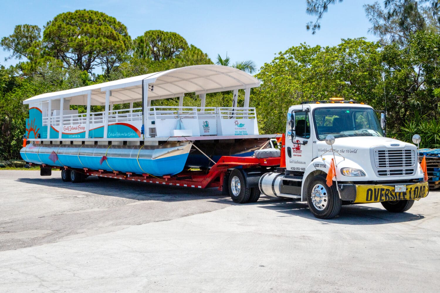 County water taxis arrive