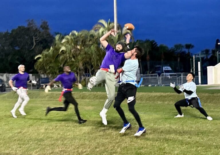 Winter flag football action returns