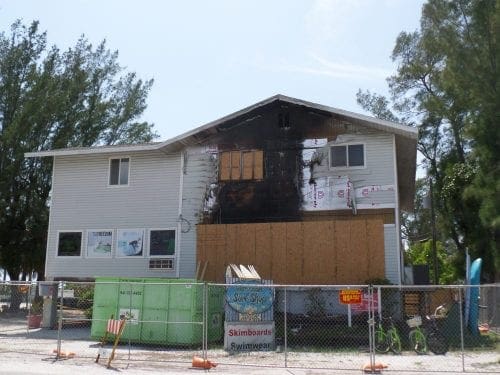 West Coast Surf Shop fire