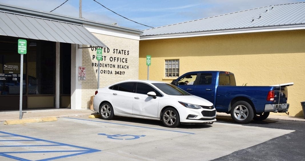 Afterhours parking now allowed at post office AMI Sun