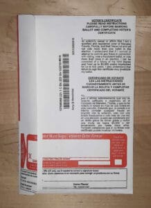 Extra postage required for vote-by-mail ballots