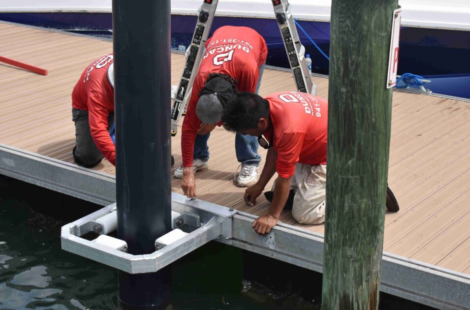 Police department boat lift back on track
