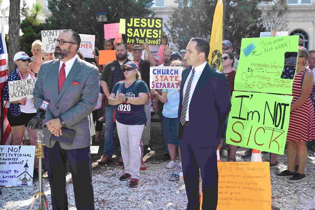 County mask exemption formalized, lawsuit dropped