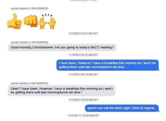 Kruse call log reveals private conversations between commissioners