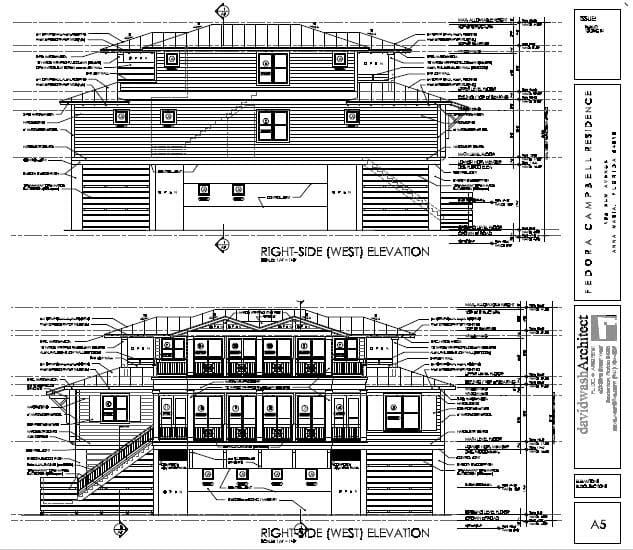 Building permit sought for beachfront property at 105 Elm