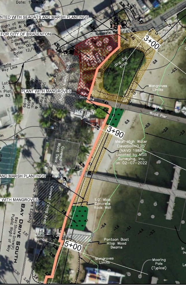 Shoreline project no longer includes concrete wall