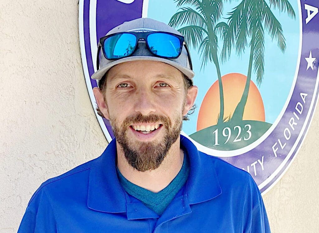 Public Works Manager bidding farewell to Anna Maria