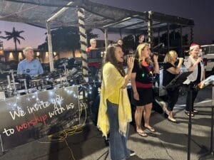 Chamber Tree Lighting brightens Holmes Beach