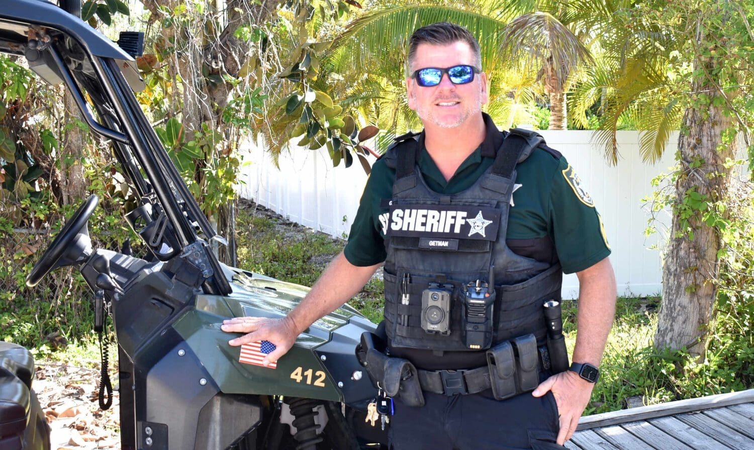 Sgt. Getman returns to Anna Maria Unit