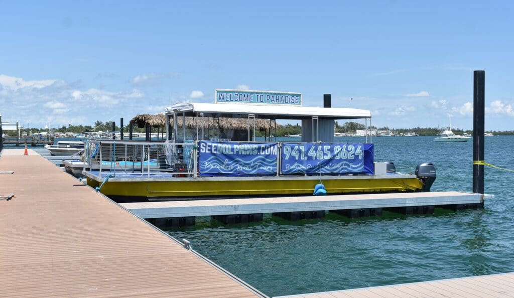 County water taxis arrive