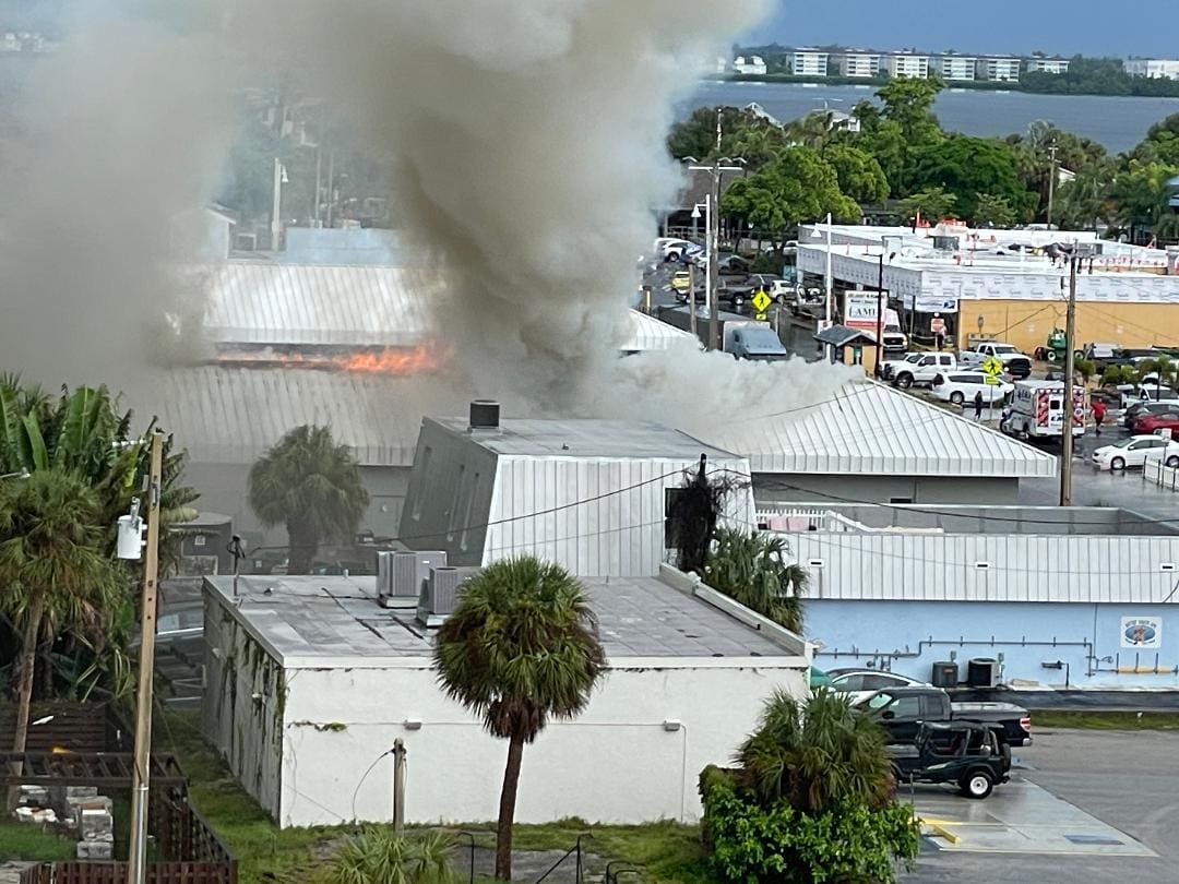 Lighting strikes two Holmes Beach businesses