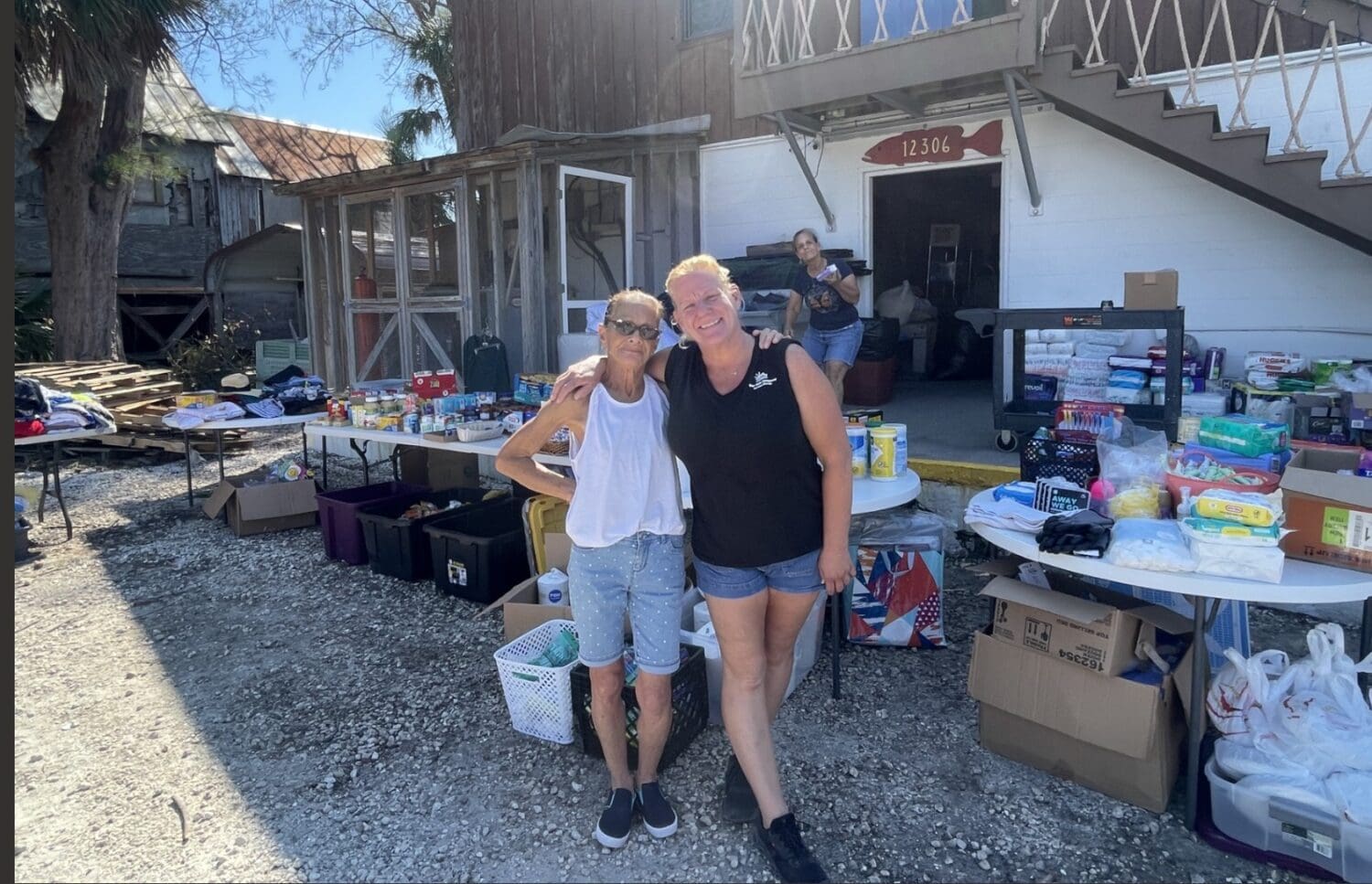 Cortez offers food, supplies after hurricanes