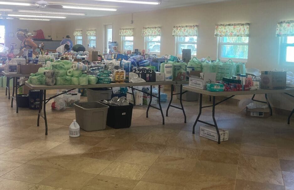 Supply distribution continues at Sunny Shores