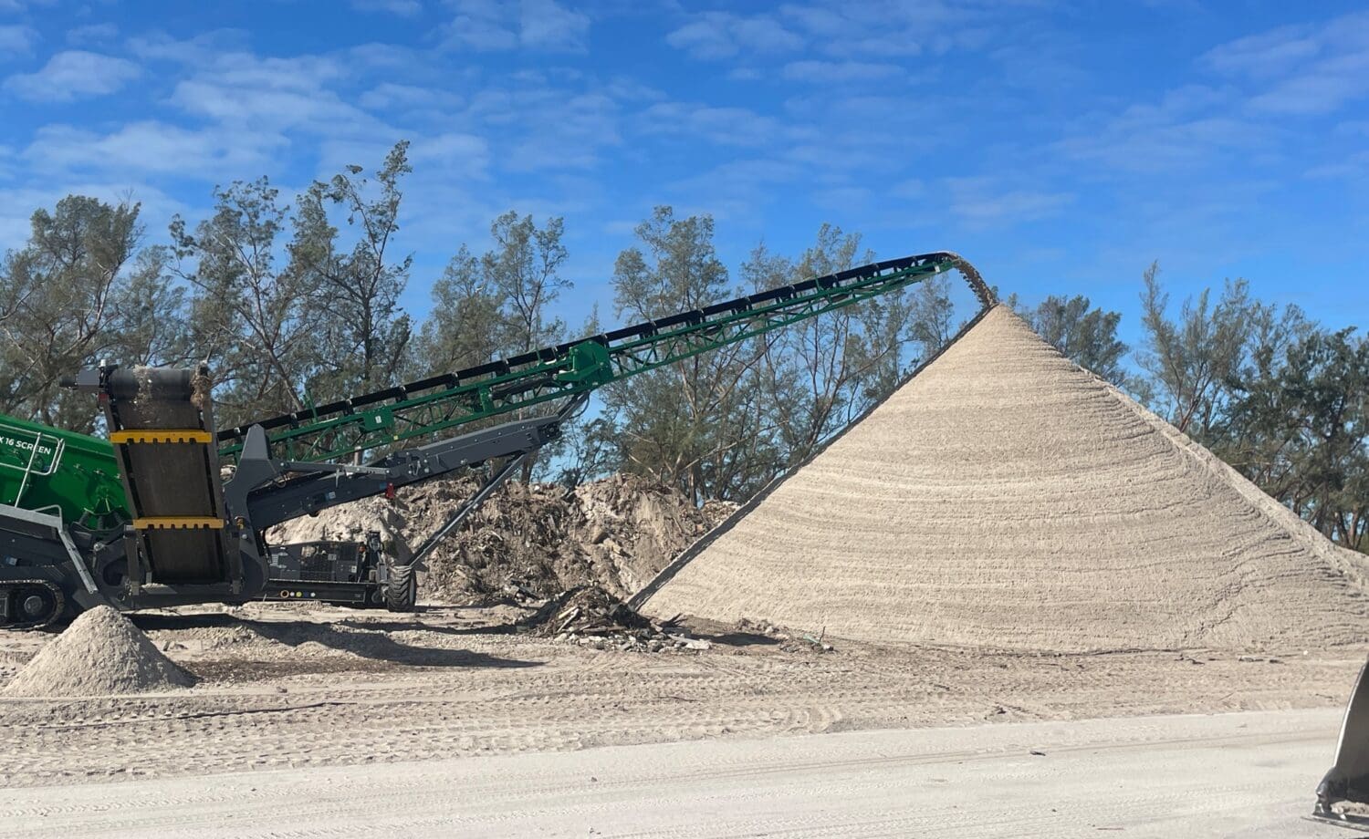 Hurricane sand cleaned, returned to beaches