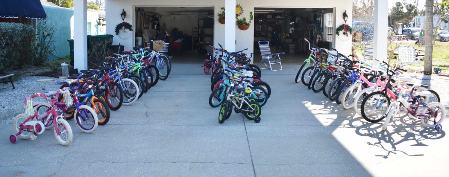 Christmas bikes an annual labor of love