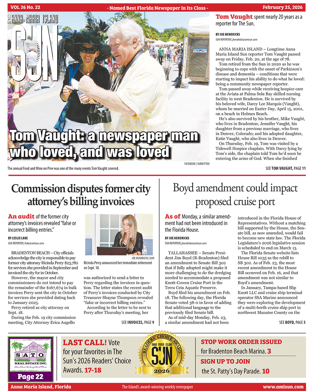 Anna Maria Island Sun Online Archives